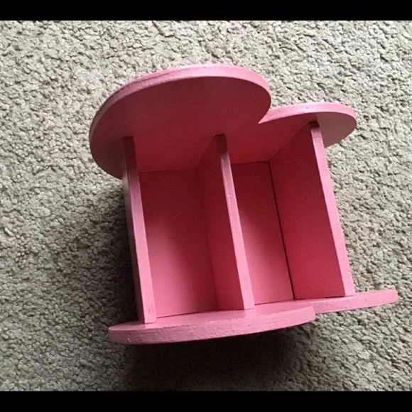 Pink Makeup brush holder, all brushes incl.